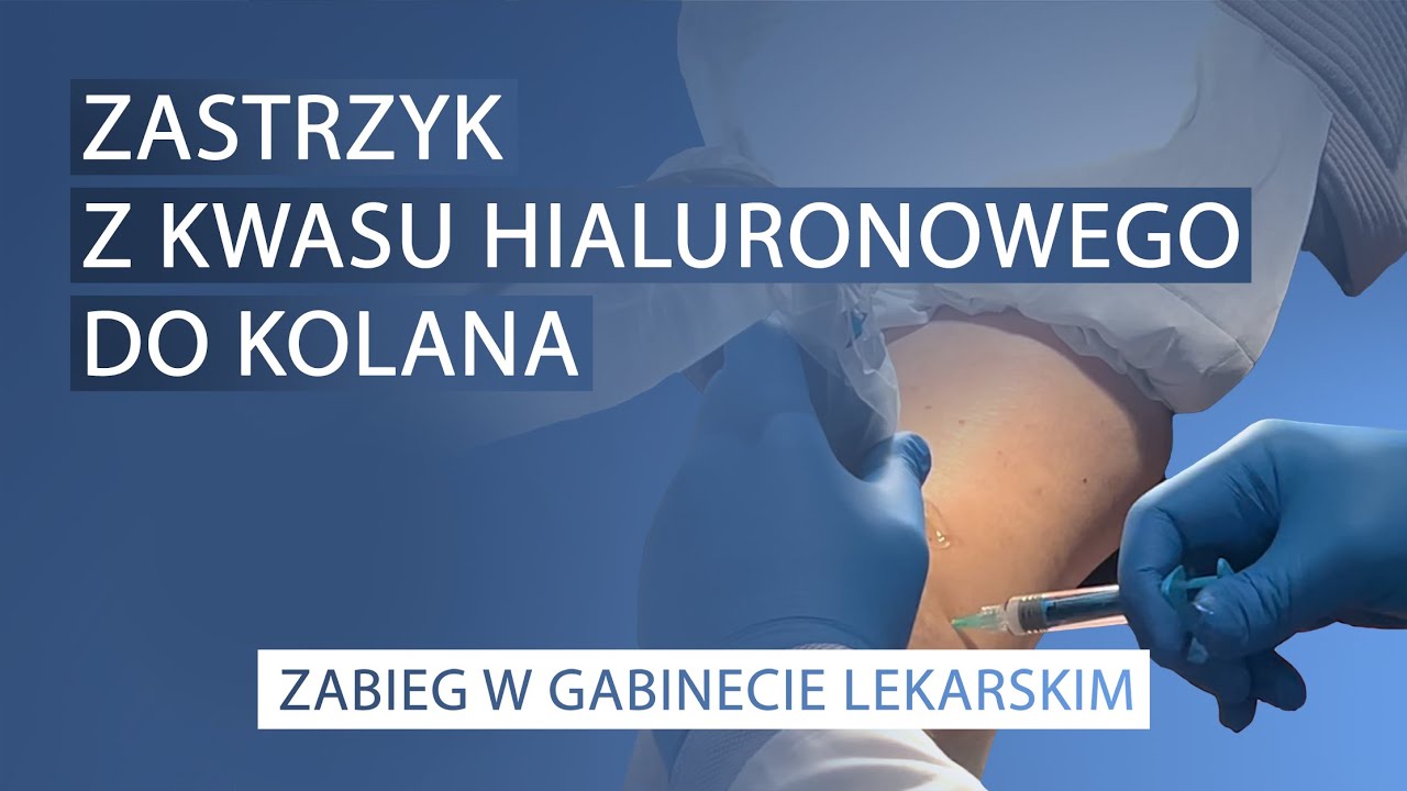 Zastrzyk z kwasu hialuronowego do kolana | zabieg w gabinecie lekarskim
