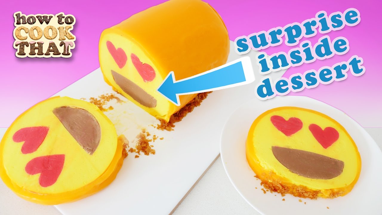 SURPRISE INSIDE EMOJI DESSERT How To Cook That Ann Reardon