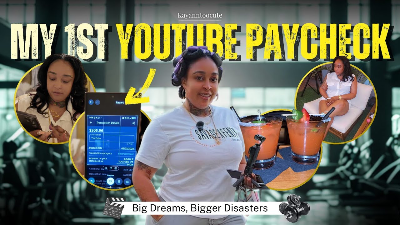 Joined the Gym & Got My 1st YouTube Paycheck! | Movie Date + Fashion Nova FAIL