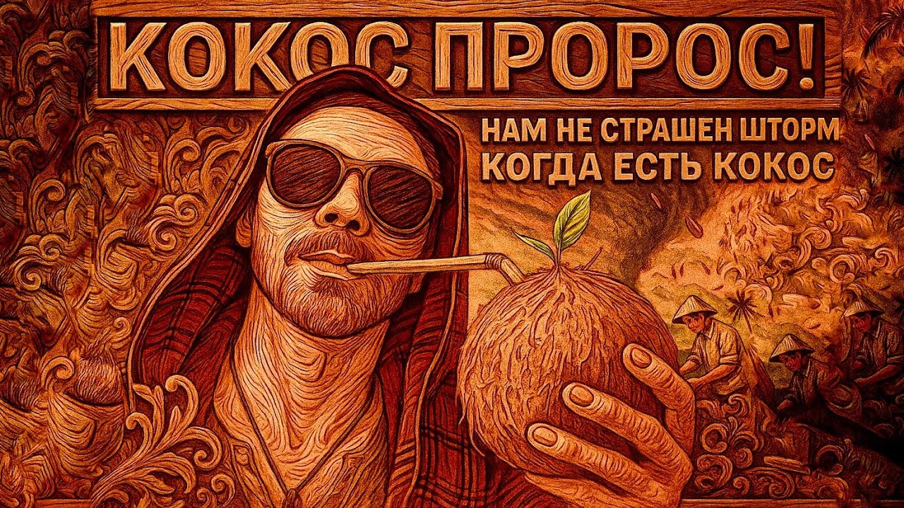 Кокосовый бум под тайфун Или Вьетнамское ремесло вживую !