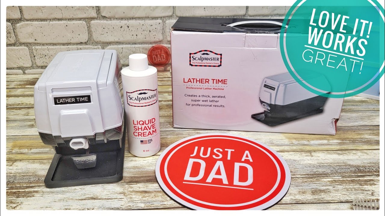 Review Lather Time Professional Hot Lather Machine Scalpmaster  Shaving Cream Just Like Barber Shop