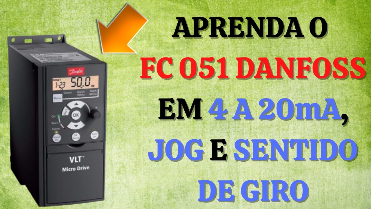 FC 051 Danfoss 4 a 20mA, JOG, sentido de giro | EducaDrives