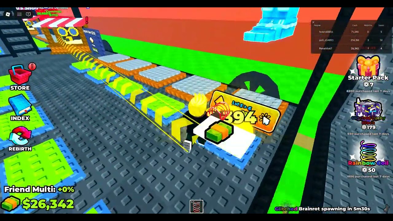 Chase train for branrots