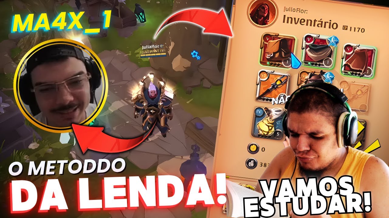Ele disse que ESSES são os 3 MELHORES conteúdos do Albion... será? | React @M4ax | Albion Online