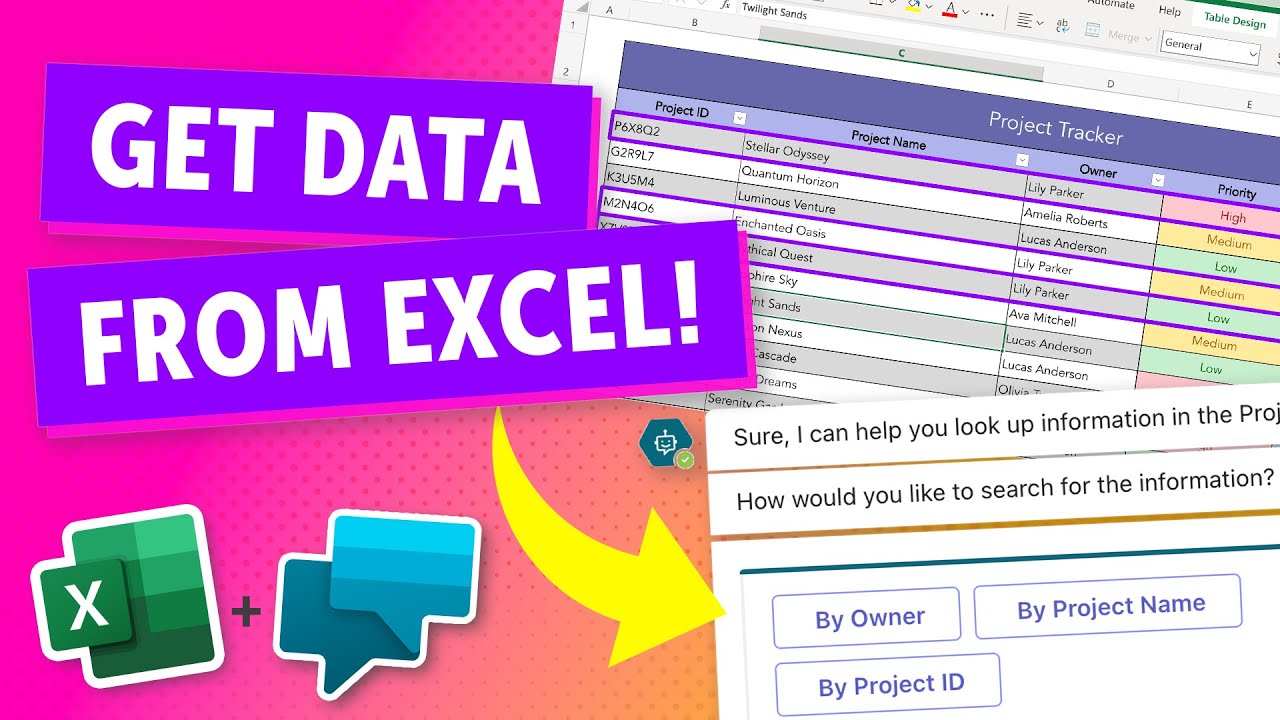 How to Lookup EXCEL DATA with Microsoft Power Virtual Agents