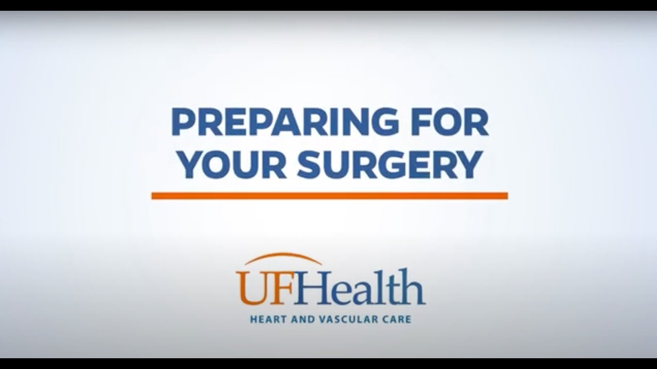 Preparing for your surgery