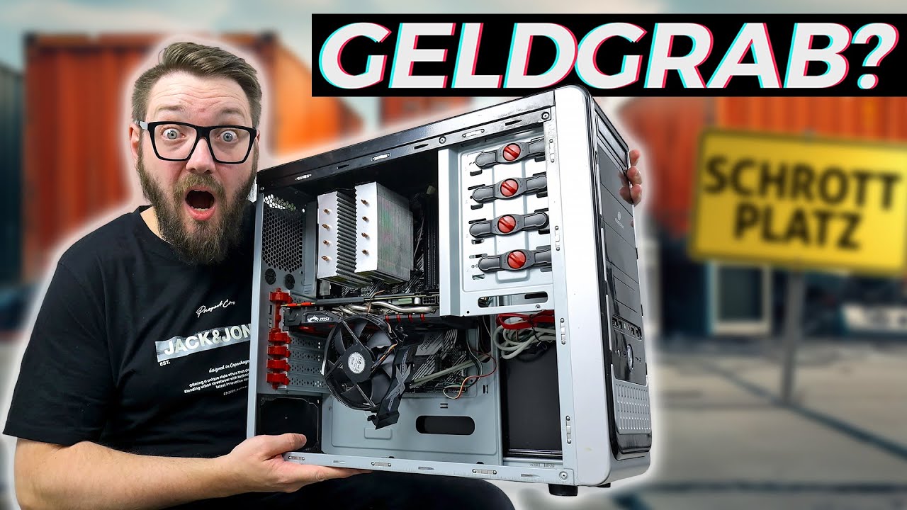 Vom SCHROTTPLATZ gerettet!! Ich baue den billigsten Gaming PC