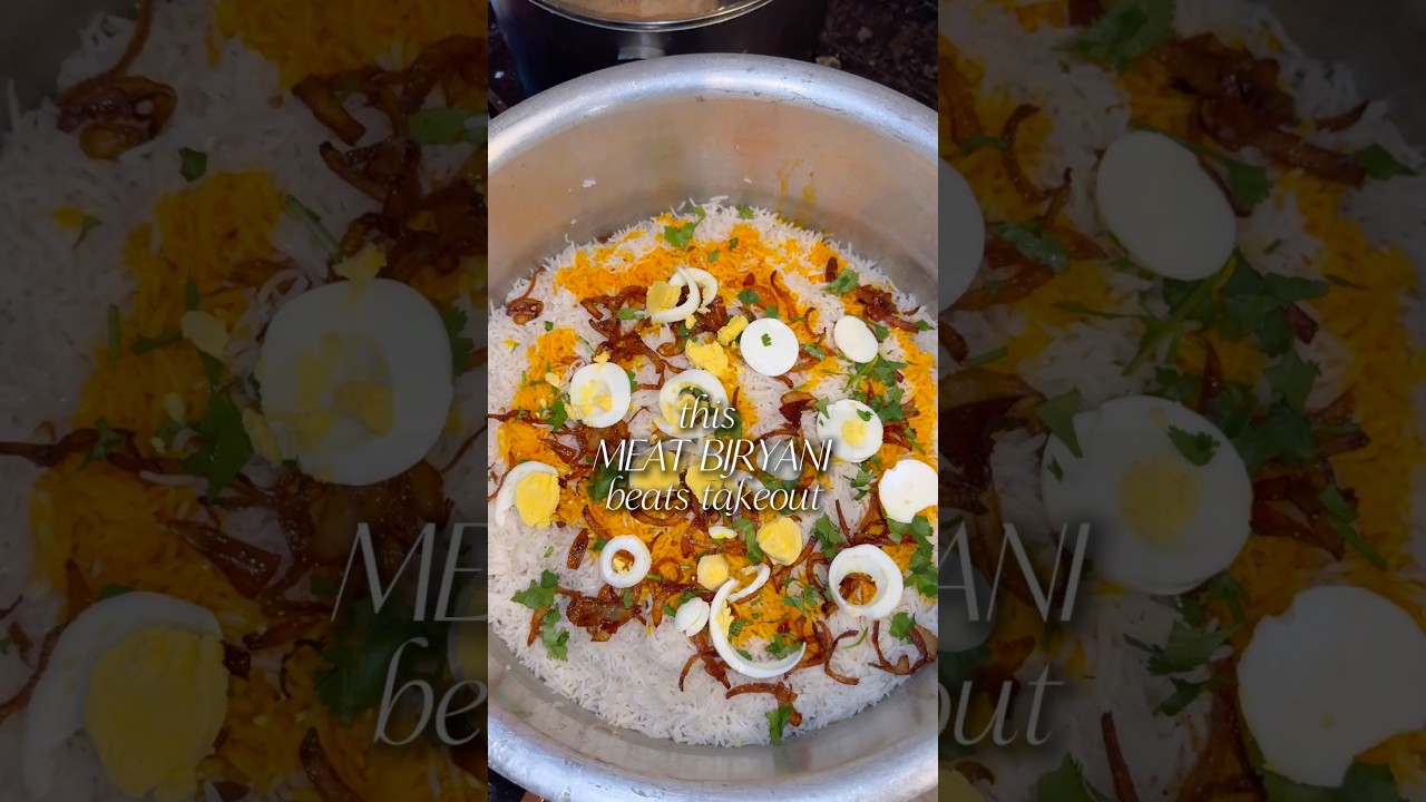 Pakistani Meat Biryani🤤| 
