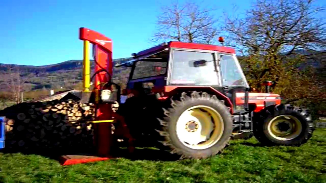 fendeuse Rabaud avec Zetor 5340