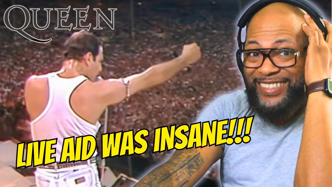 Queen’s Live Aid 1985 | REACTION! 🔥 Iconic Rock Performance