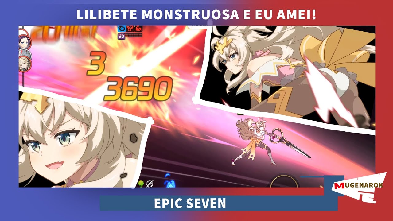 LILIBETE ESTÁ MONSTRUOSA! USANDO OS BALANCEADOS - GvG EPIC SEVEN - KAYRON ACERTANDO TUTU!