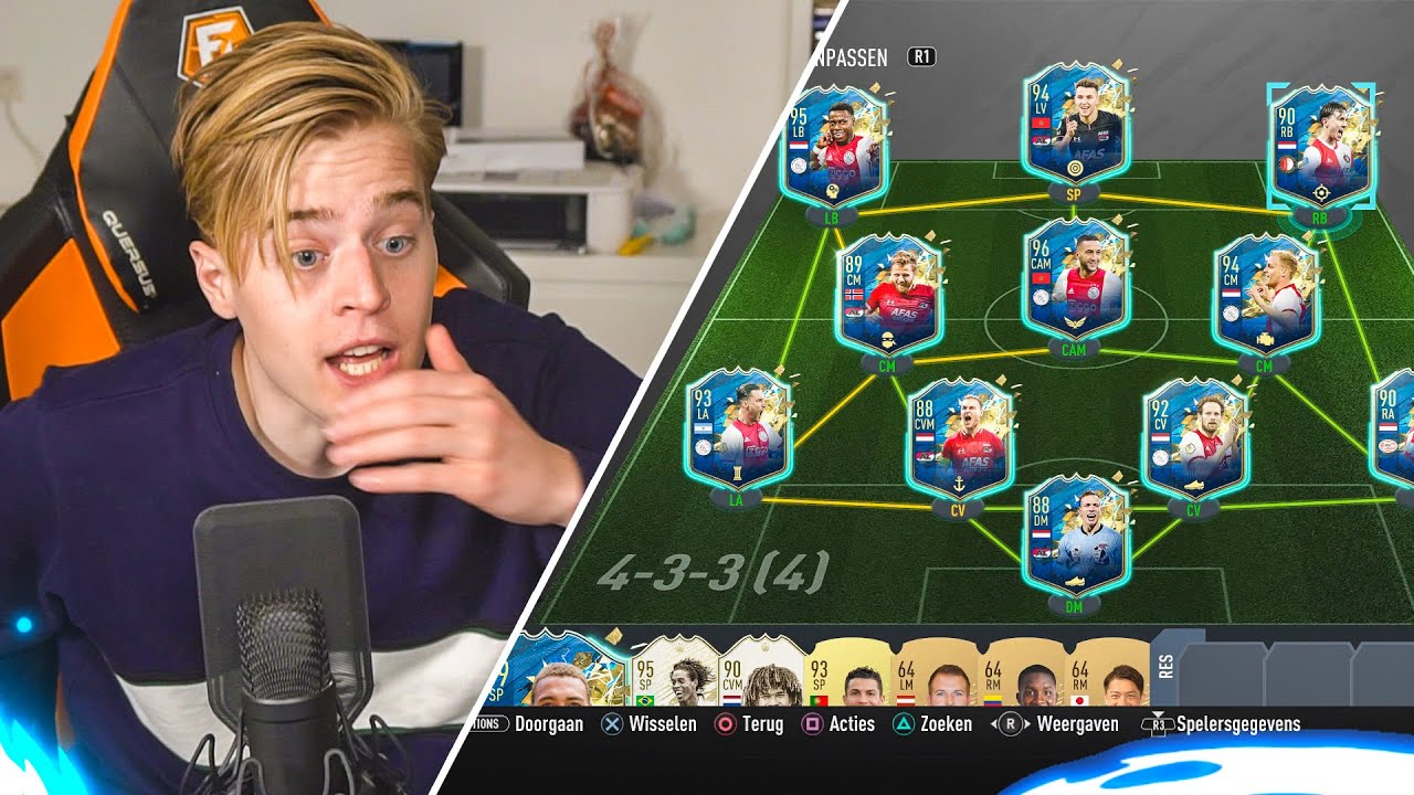 WEEKEND LEAGUE MET VOLLEDIG EREDIVSIE TOTS TEAM