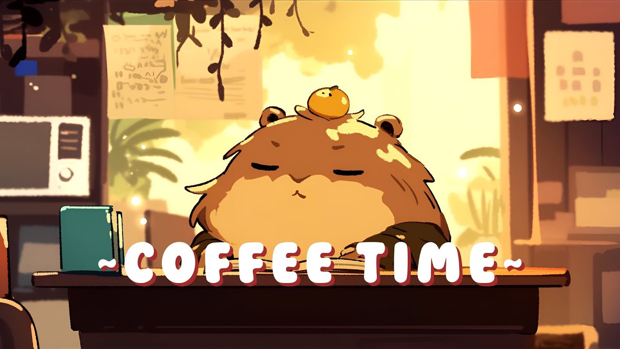 [Long Session] Capybara Lofi Radio - Study & Chill Music Mix ~ Sweet Dreams ~ 🦫 🌿 ☕