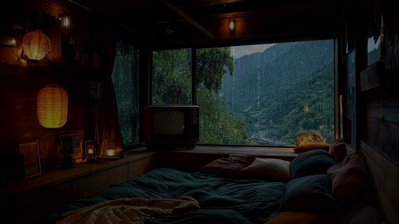 Tranquil Rainview: Relaxing Rain Sounds for Deep Sleep & Focus | Calming Rainfall