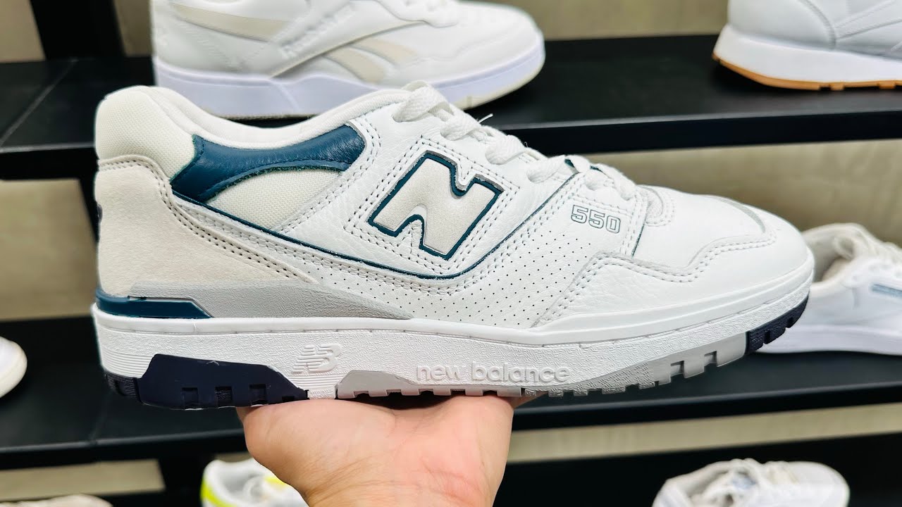 New Balance 550 White/Dark Teal 
