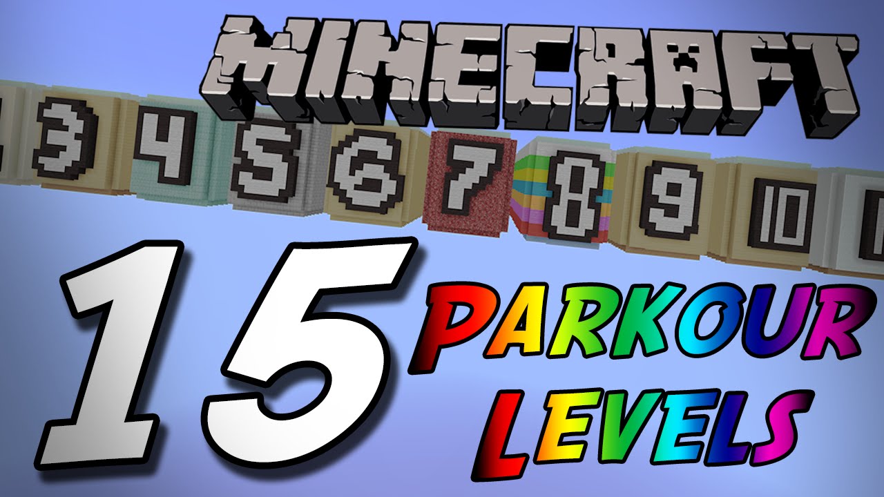 Minecraft: 15 LEVELS OF PARKOUR