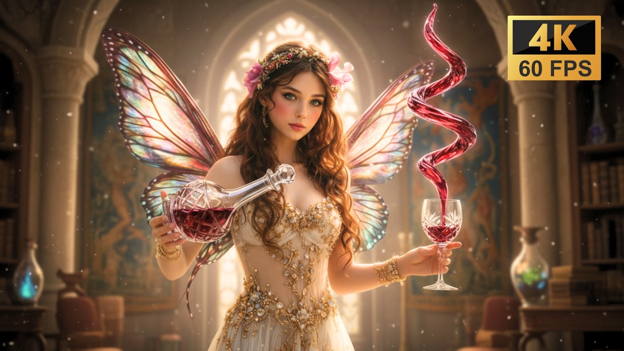Ancient Woodland Fairy Calm | Cinematic AI Music Video 4K | Sylvan Fantasy