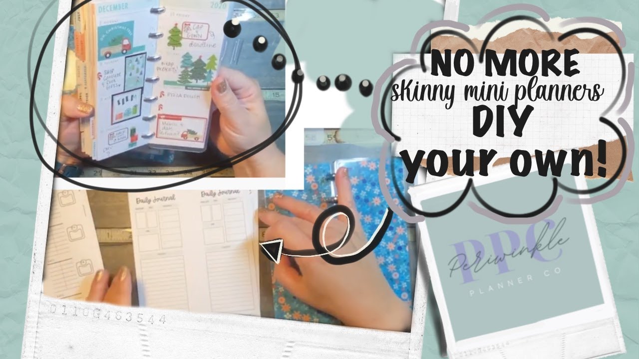 WHAT - NO MORE Skinny Mini Happy Planners???!!! | How to continue using what you have...DIY