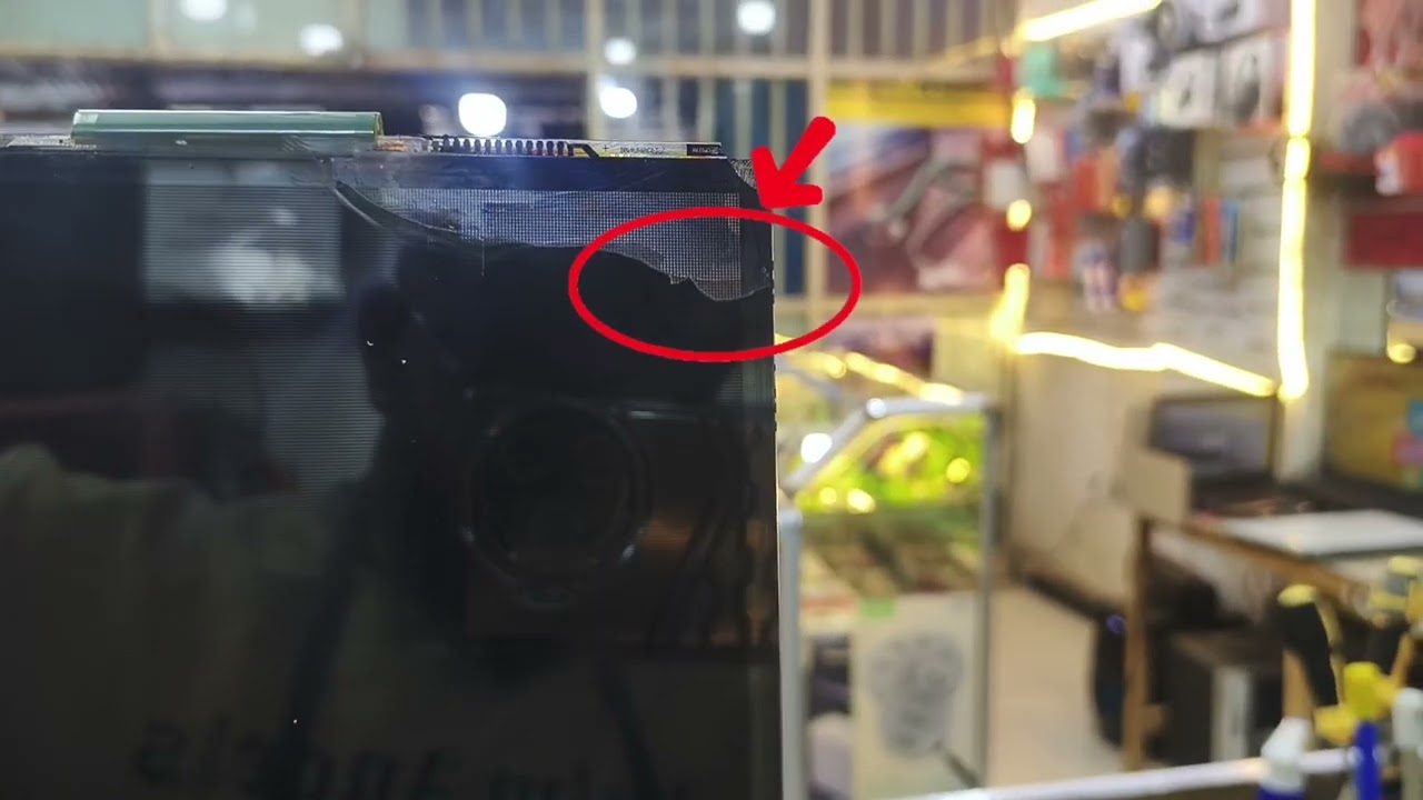 Samsung 43 inch tv screen Glass short solution 