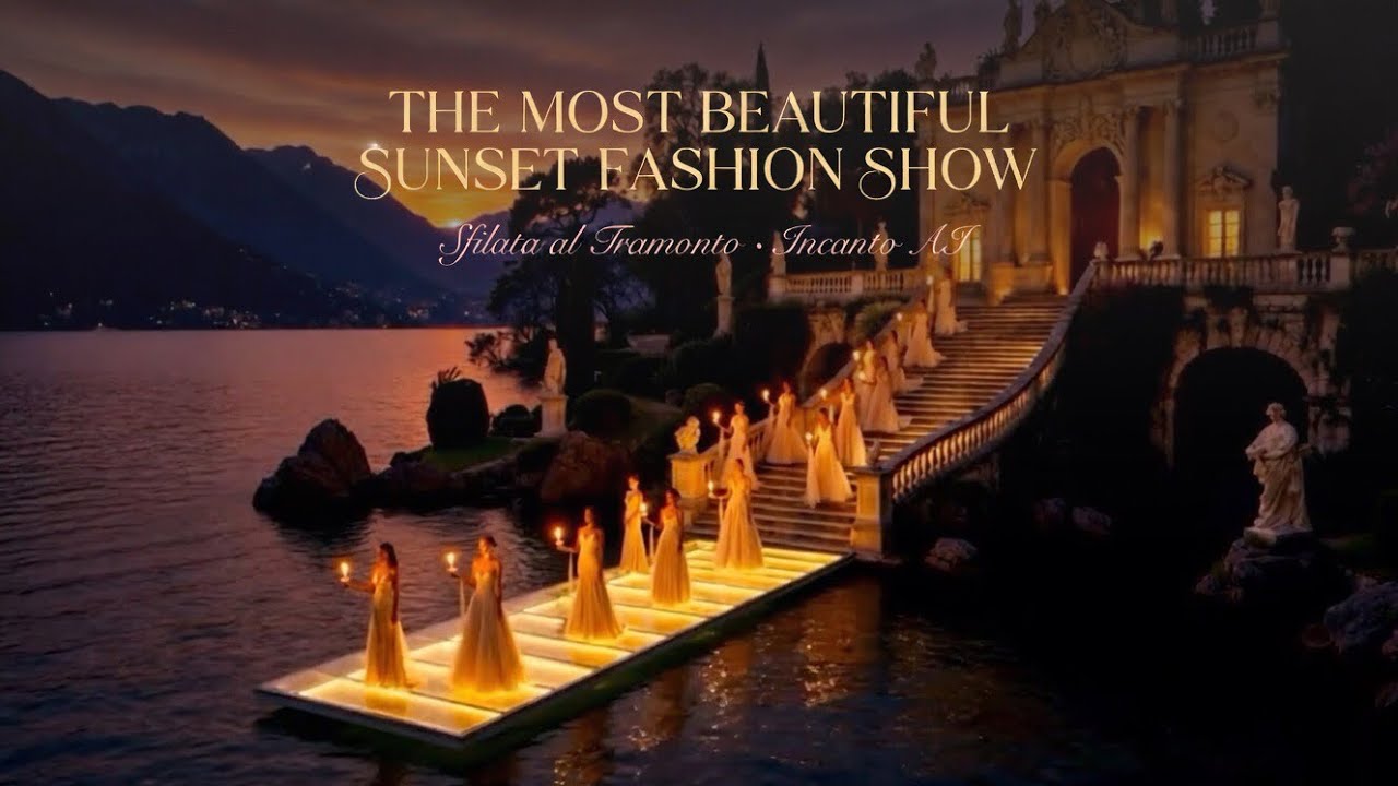 The Most Beautiful Sunset Fashion Show (AI Generated)