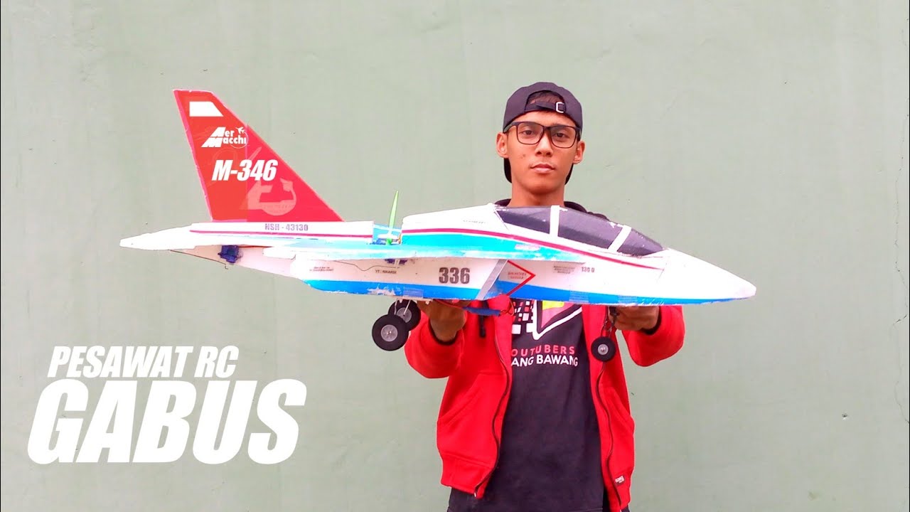 Membuat Pesawat RC Aermacchi M-346 mudah,dengan gabus Styrofoam
