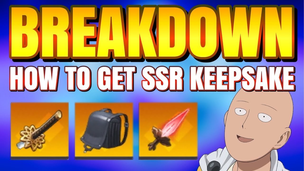 (OPM) BREAKDOWN HOW TO GET SSR KEEPSAKE LVL3 ULTRA CAN F2P GET IT One Punch Man The Strongest