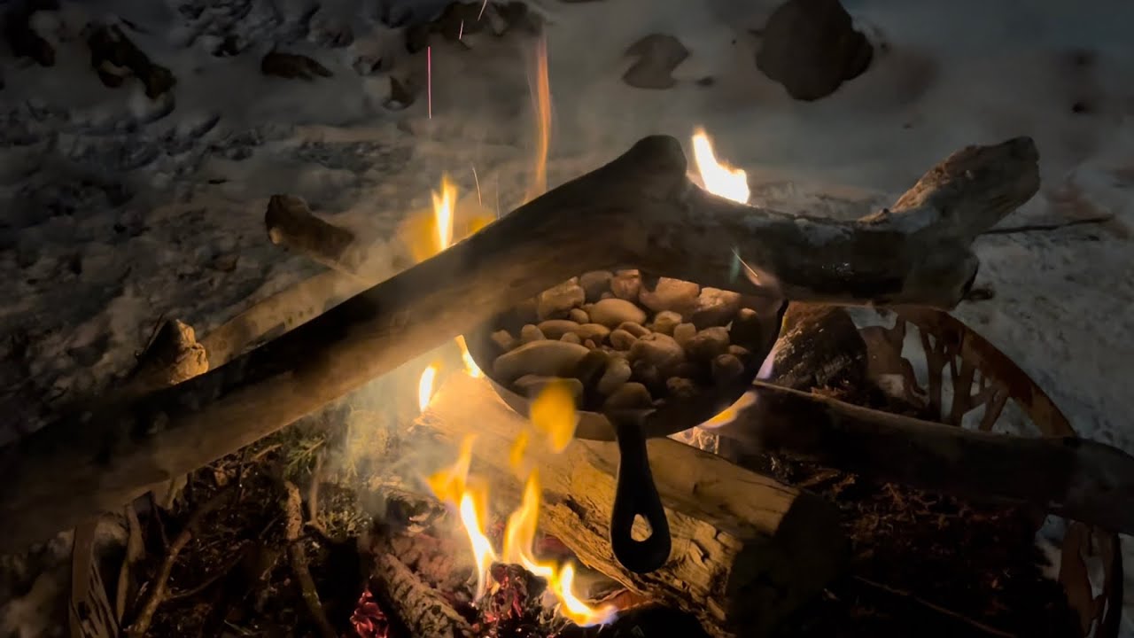 Roasting and crushing Nugget Lake quartz #gold #quartz #roasting quartz 