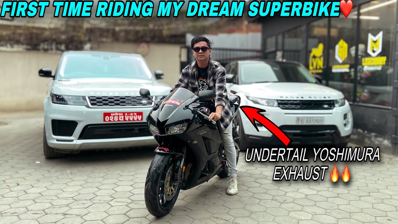 First Time Riding My Dream SuperBike Honda CBR 600rr❤️ With Loud Yoshimura Exhaust🔥