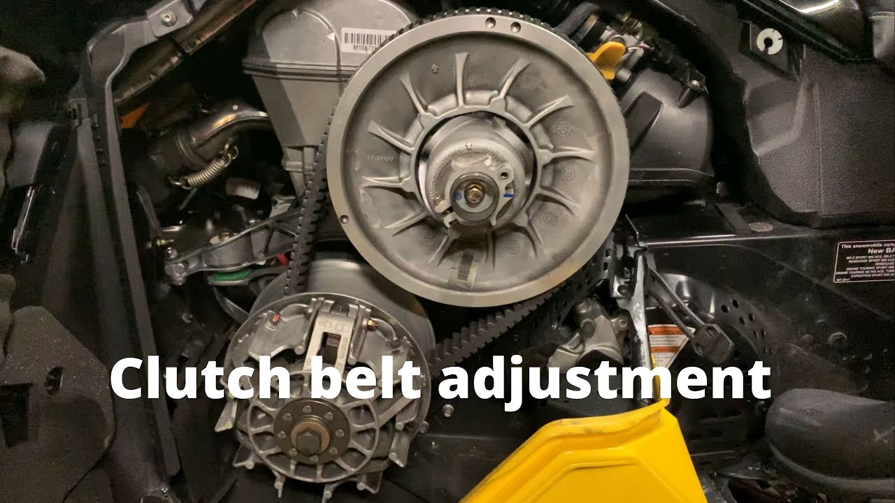 How to adjust your clutch belt on various 2014-2021 skidoo snowmobiles (600, 850, 900 ace)