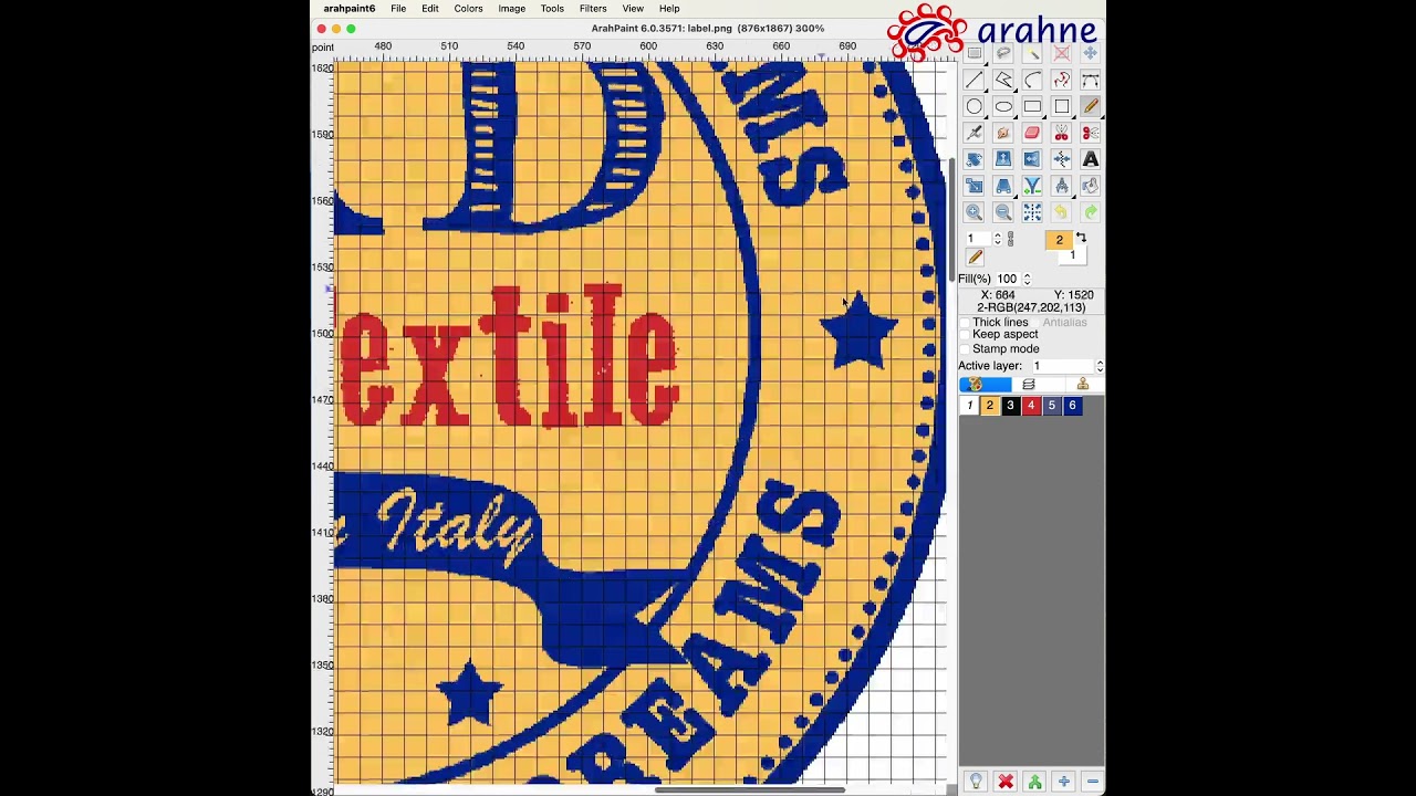 How to use guides in ArahPaint?