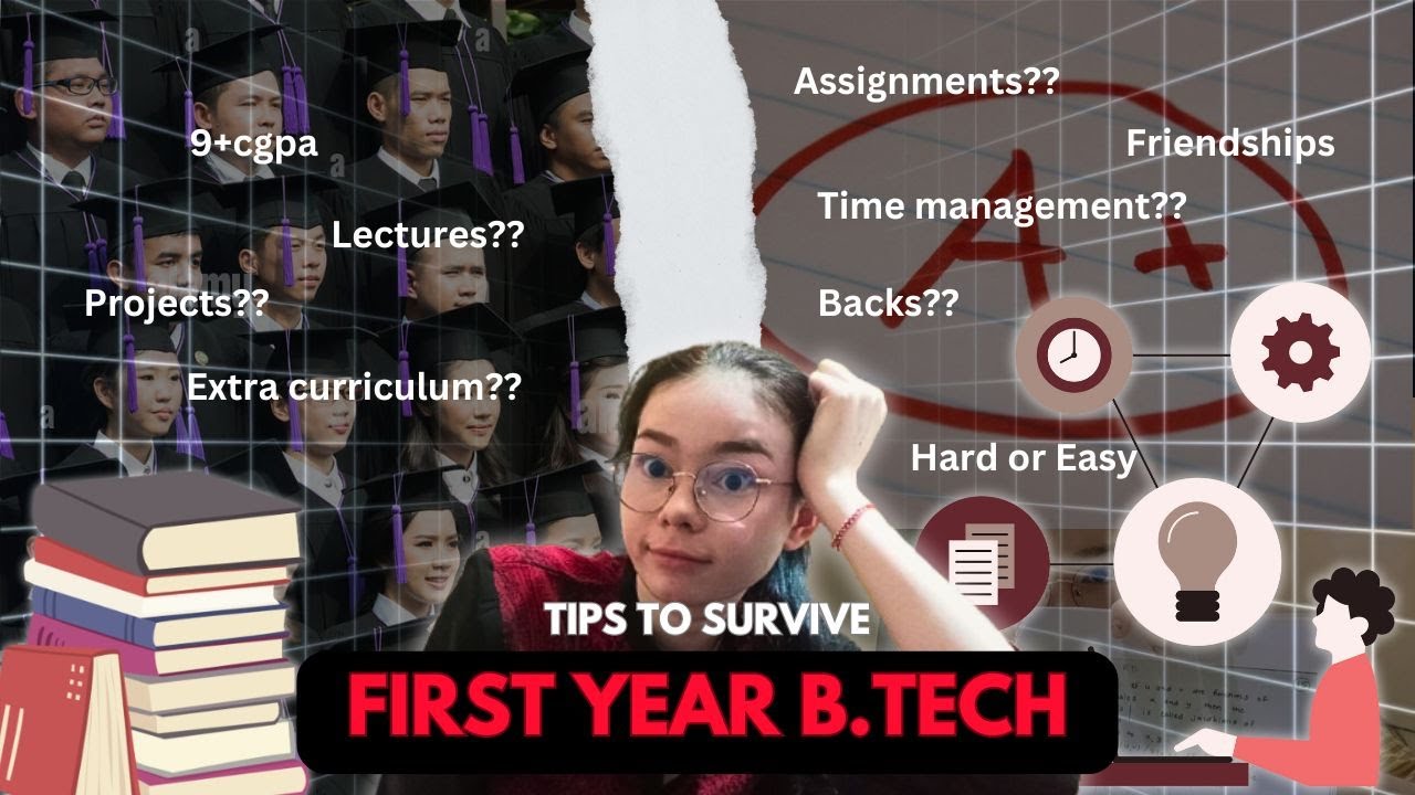 🔴TOP TIPS to *SURVIVE*  FIRST YEAR BTECH | BTECH 2024 BATCH | ENGINEERING 😱