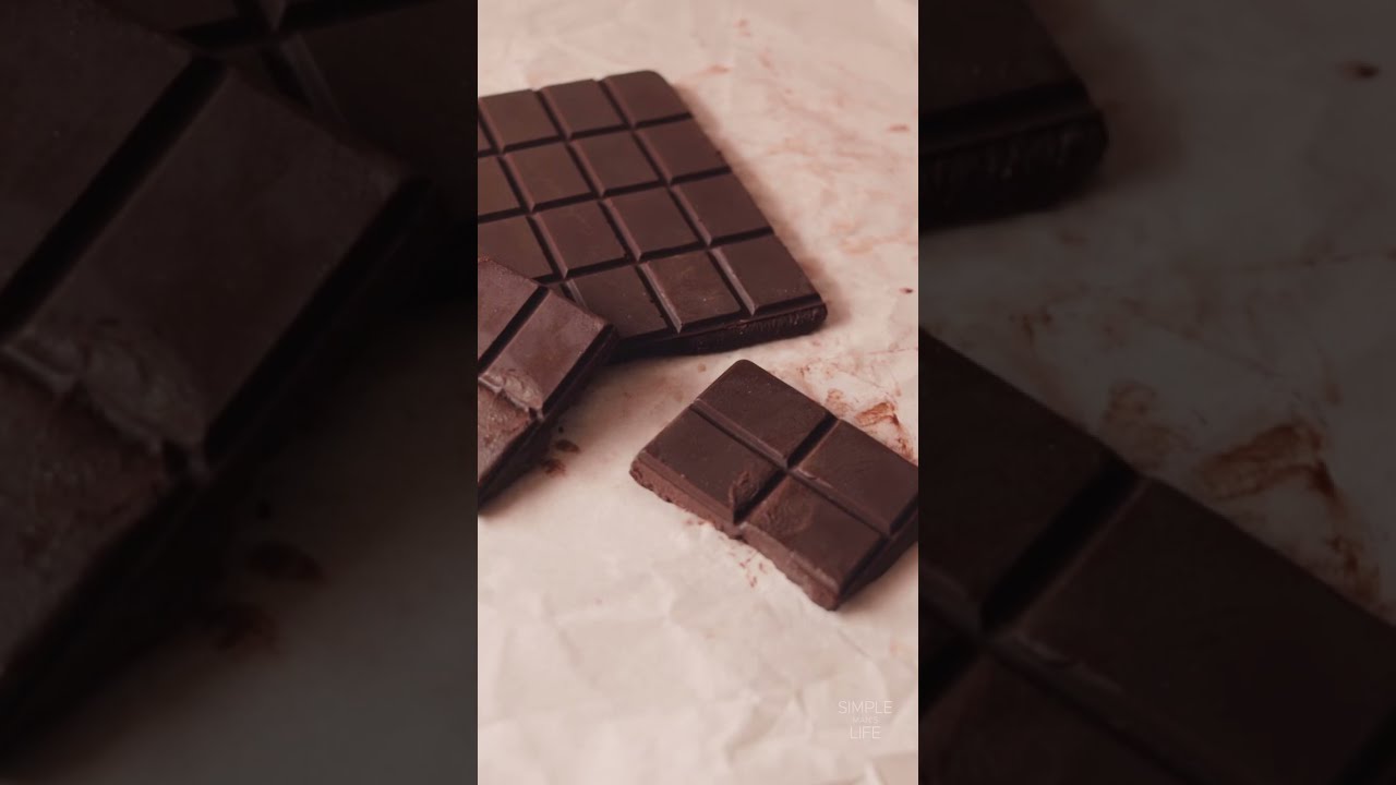Make Chocolate at Home with 3 Ingredient&rsquo;s | No added Sugar | Dairy free #shorts