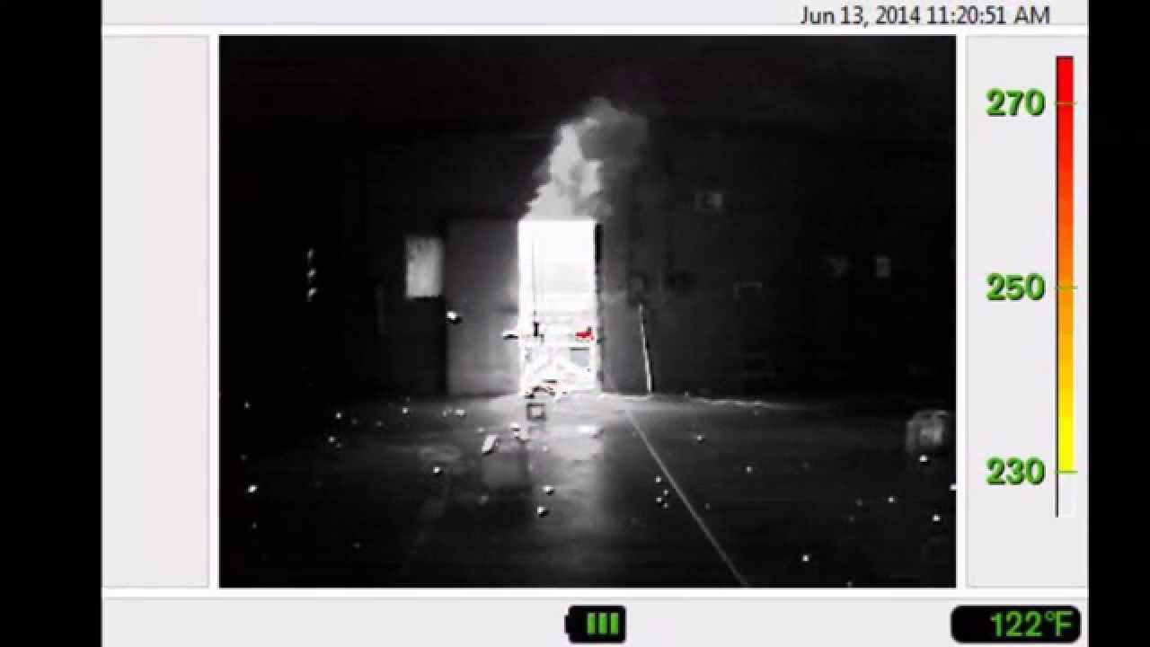 BHO Explosion on Thermal Video Camera
