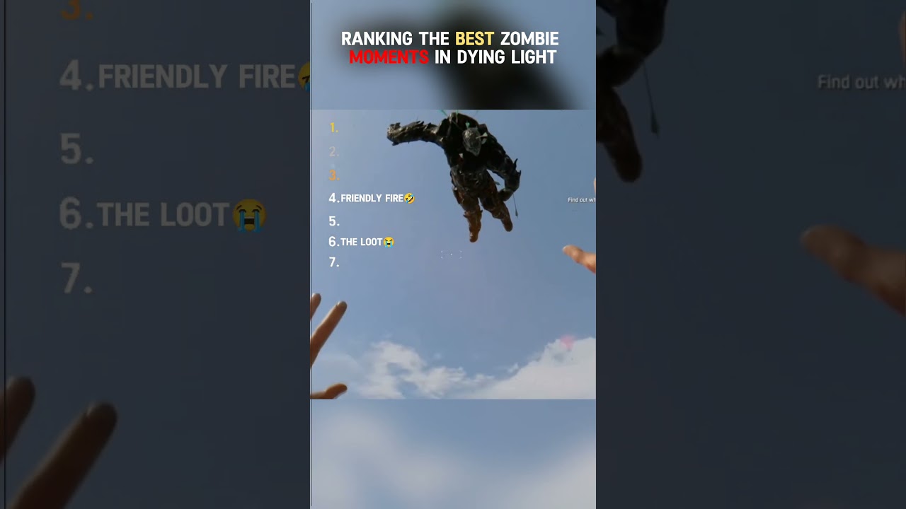 Рейтинг лучших моментов с зомби в Dying Light