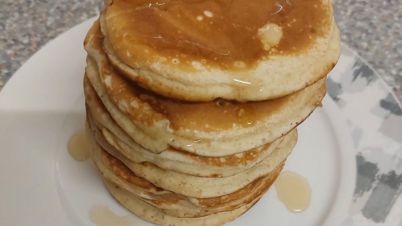 بان كيك مفشفش وبنين نفرحوا به وليداتناPancake fluffy and delicious 😋