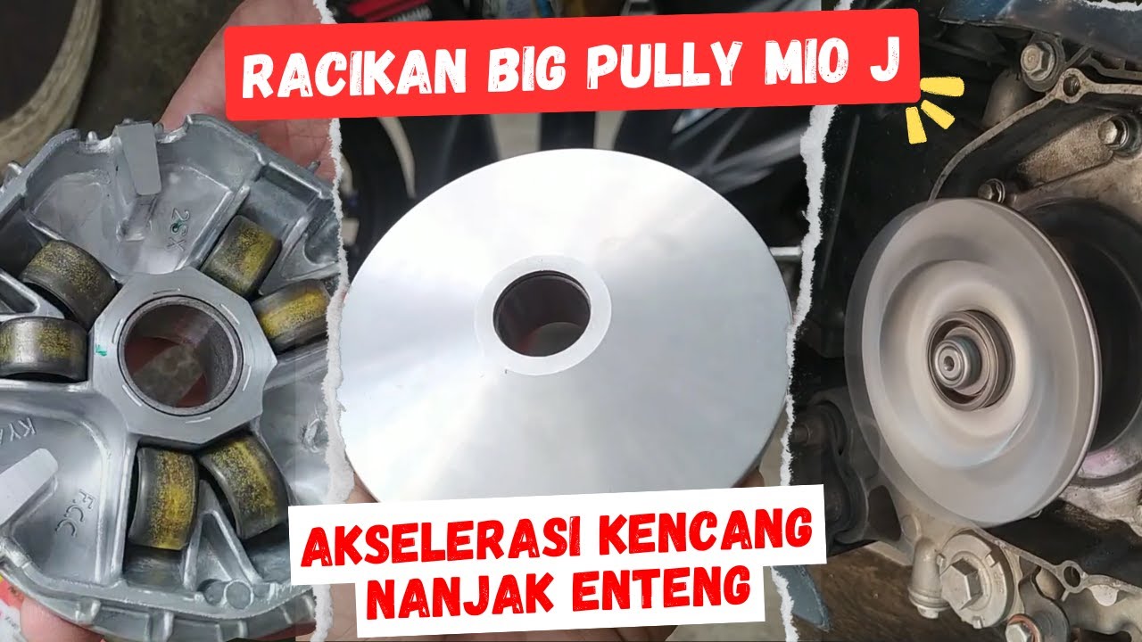 Big Pulley MIO J,Kirian MIO J,Xride kuat nanjak,Big Pulley Mio M3 PNP mioj,xride anti lemot,ngacir