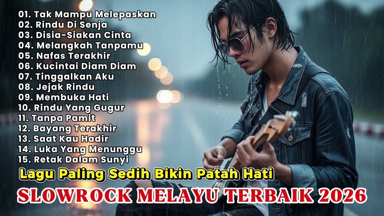 LAGU SLOW ROCK PALING SEDIH TERBARU 2026 – MENYAYAT HATI & BIKIN NANGIS 😭  TAK MAMPU MELEPASKAN