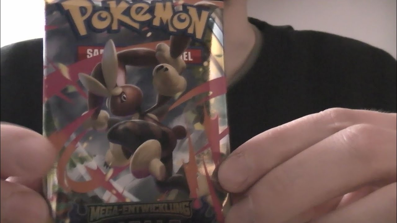 asmr grown man opens pokemon pack (talking)