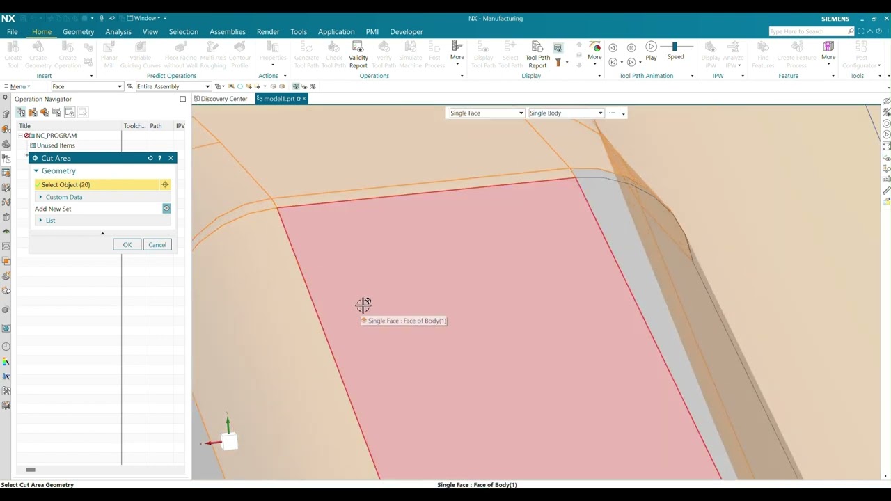 Siemens NX CAM - 5-Axis Milling Tube Finishing