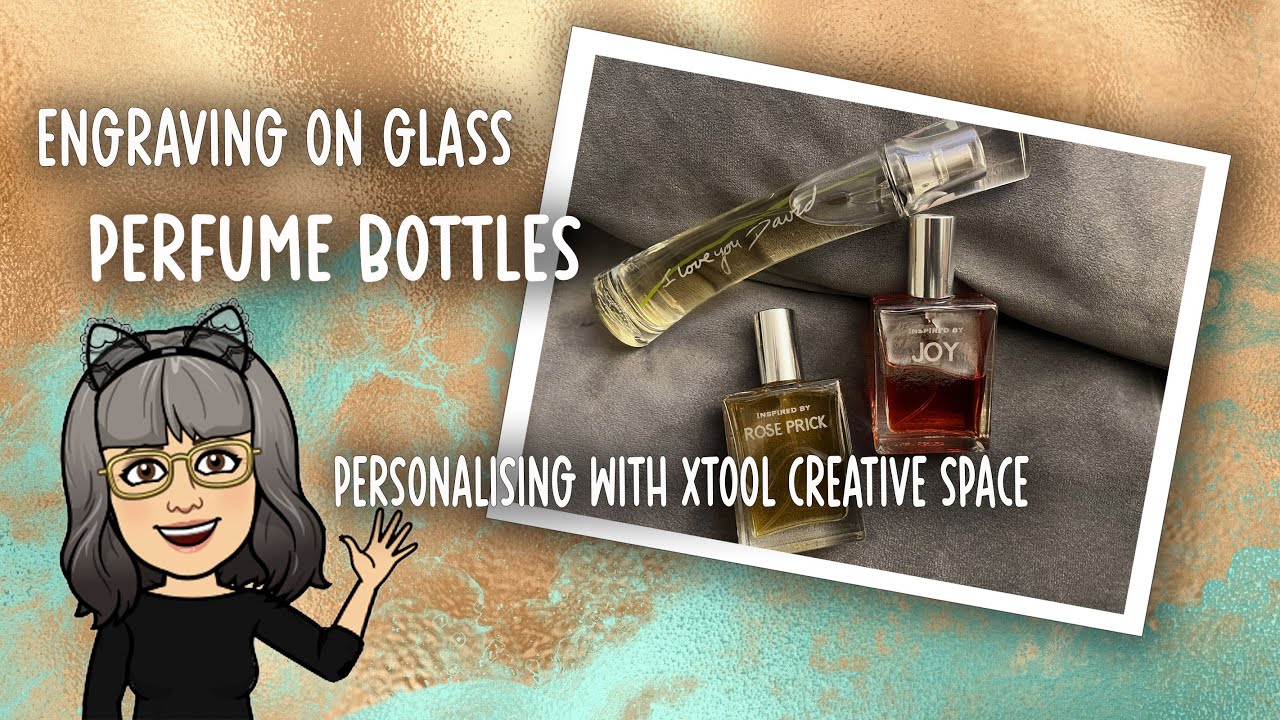 Engraving handwriting onto glass with XTool Creative Space