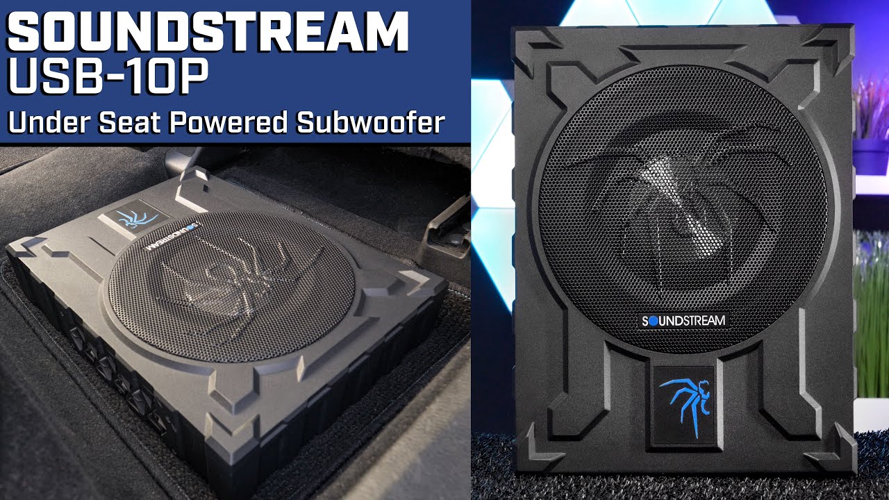 Сабвуфер Soundstream USB-10P для установки под сиденье — воспроизведение аудио