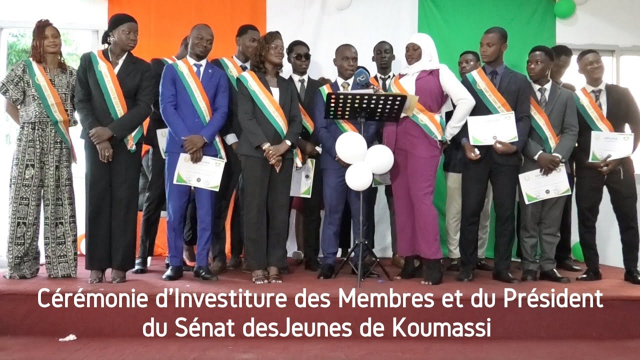 Cérémonie d'investiture des Membres et du Président du Sénat des Jeunes de Koumassi