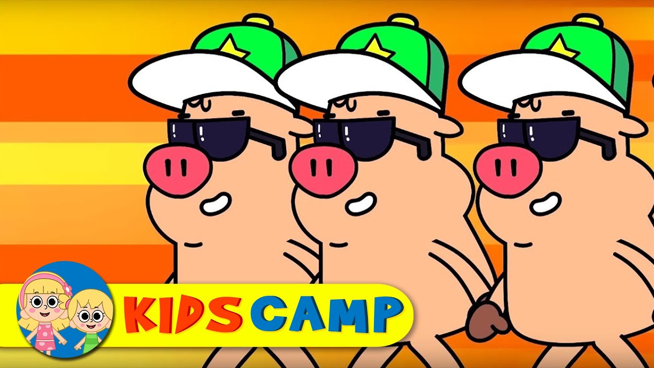 Kidscamp | Old MacDonald had a Farm Piggy Dance | Animals Party | Nursery Rhymes For Children