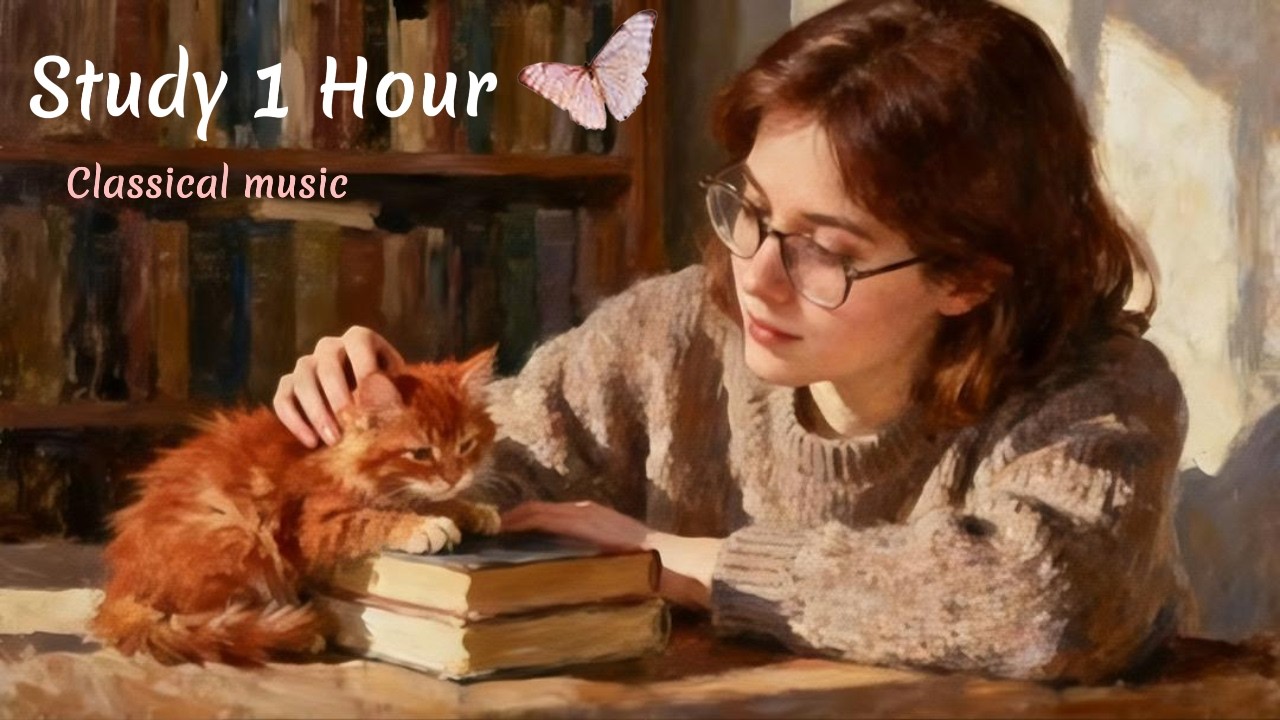 una hora de enfoque 🎨 estética impresionista + gatito ✨