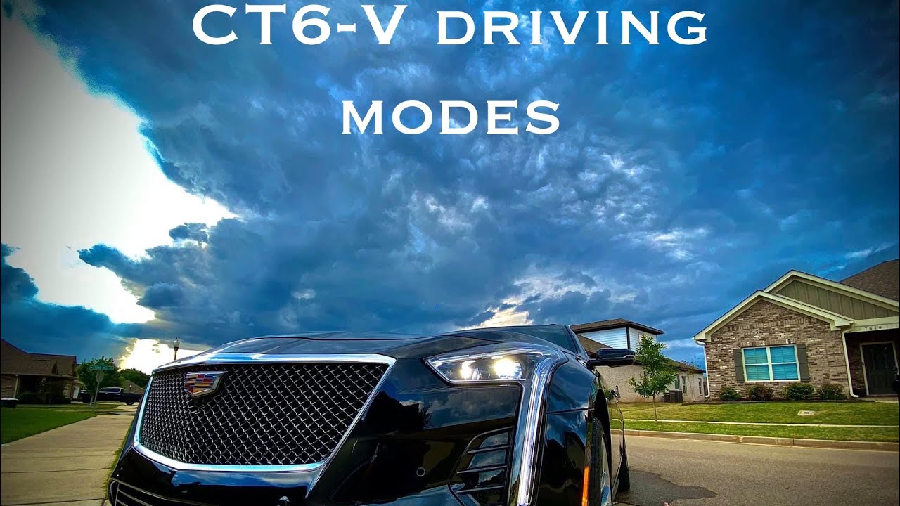 Cadillac CT6-V / CT6V driving modes.