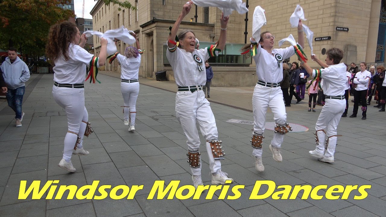 Windsor Morris Dancers at The Morris Federation Day of Dance in Sheffield 2025
