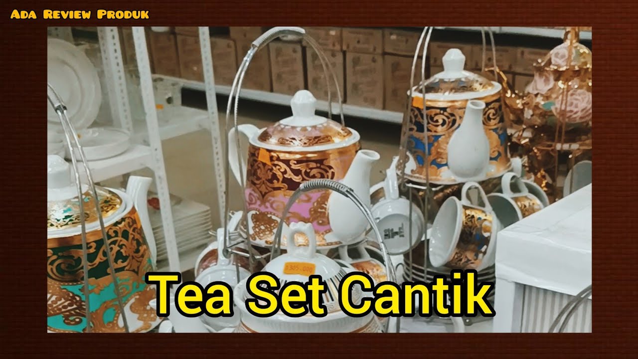 TEKO CANGKIR SET (TEA SET) PERALATAN DAPUR MINIMALIS | ADA REVIEW PRODUK