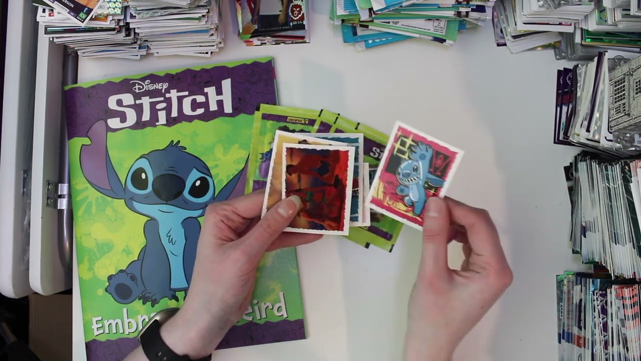 Disney Stitch Embrace Your Weird Sticker Starter Pack Opening