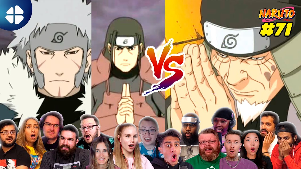 Hiruzen vs Hashirama & Tobirama! Naruto Ep. 71 Reaction Mashup ナルト海外の反応