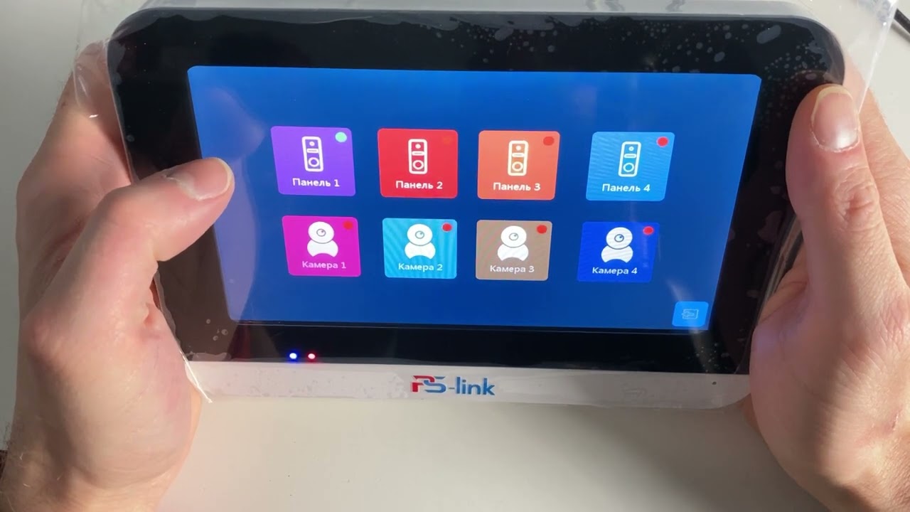 Подключение и осмотр меню умного видеодомофона с WIFI модулем Ps-Link DB10